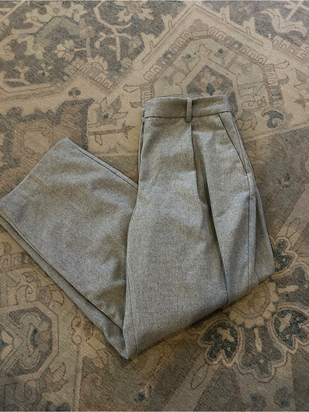 Women’s Gray Zara Dress Trousers - Classic Tailored Pants